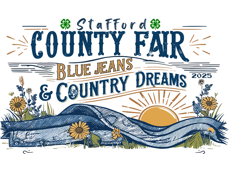 Logo for 2025 Stafford County Fair - 4-H