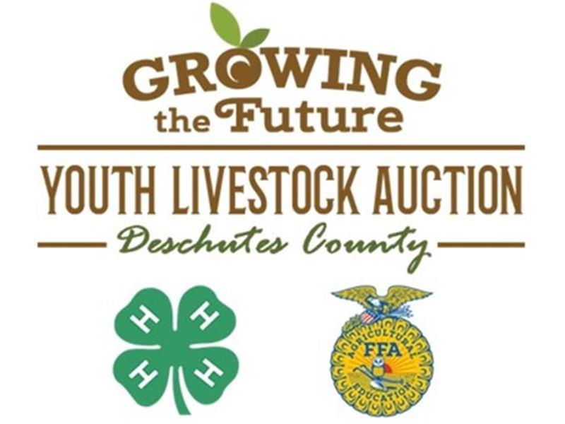 Logo for 2025 Deschutes County 4-H & FFA Livestock Auction