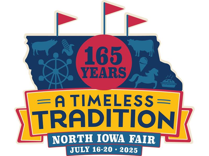 Logo for 2025 North Iowa Fair (Open Class Exhibits Only)